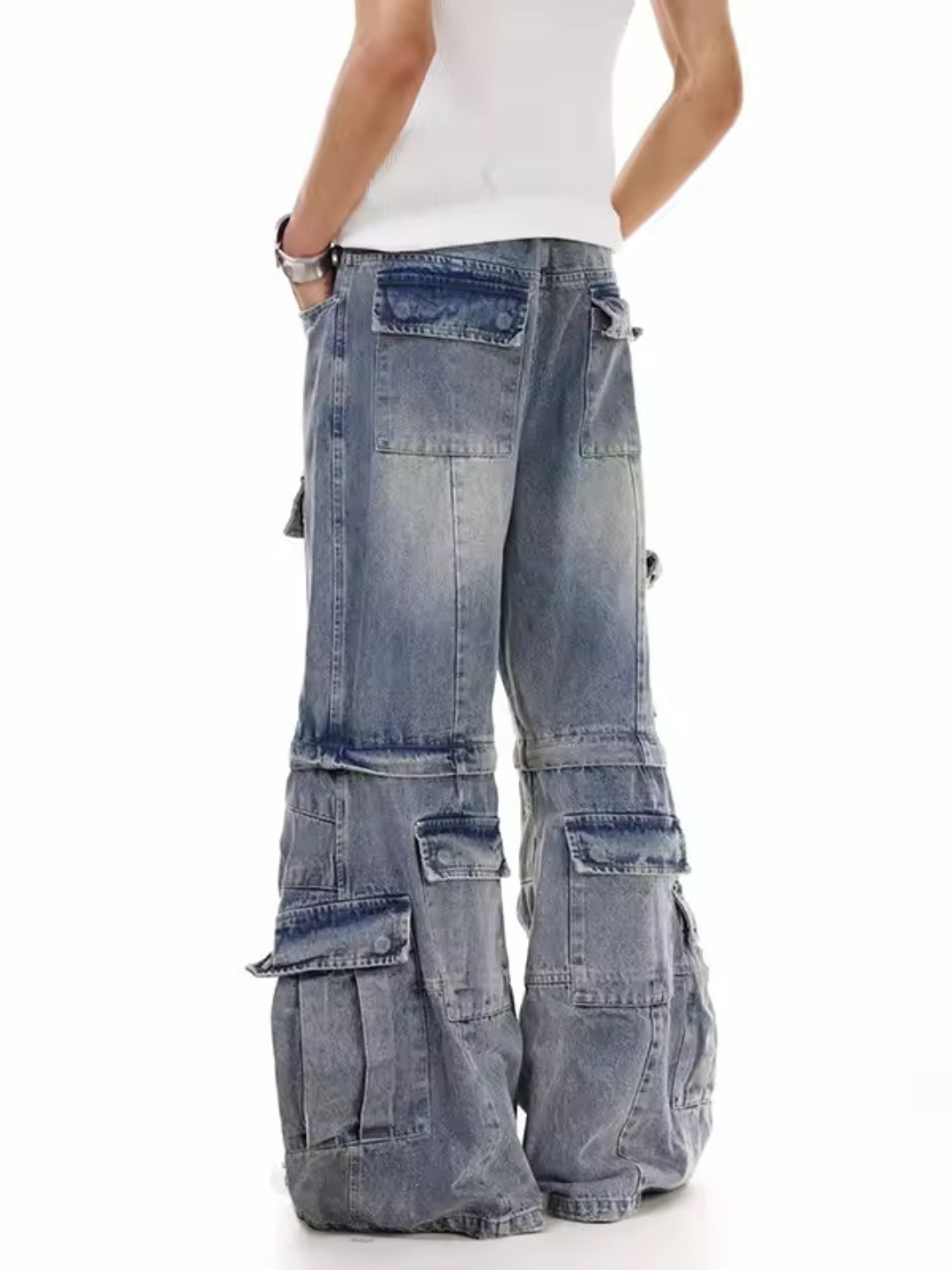 Anomaly - Cargo 2 in 1 Denim - BLUE