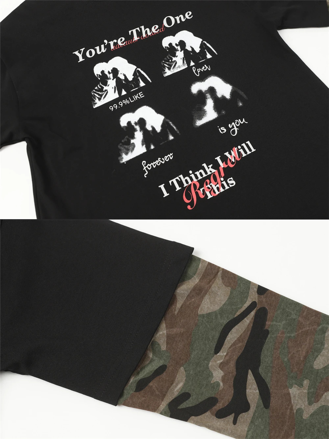 Anomaly - Camo longsleeve - BLACK