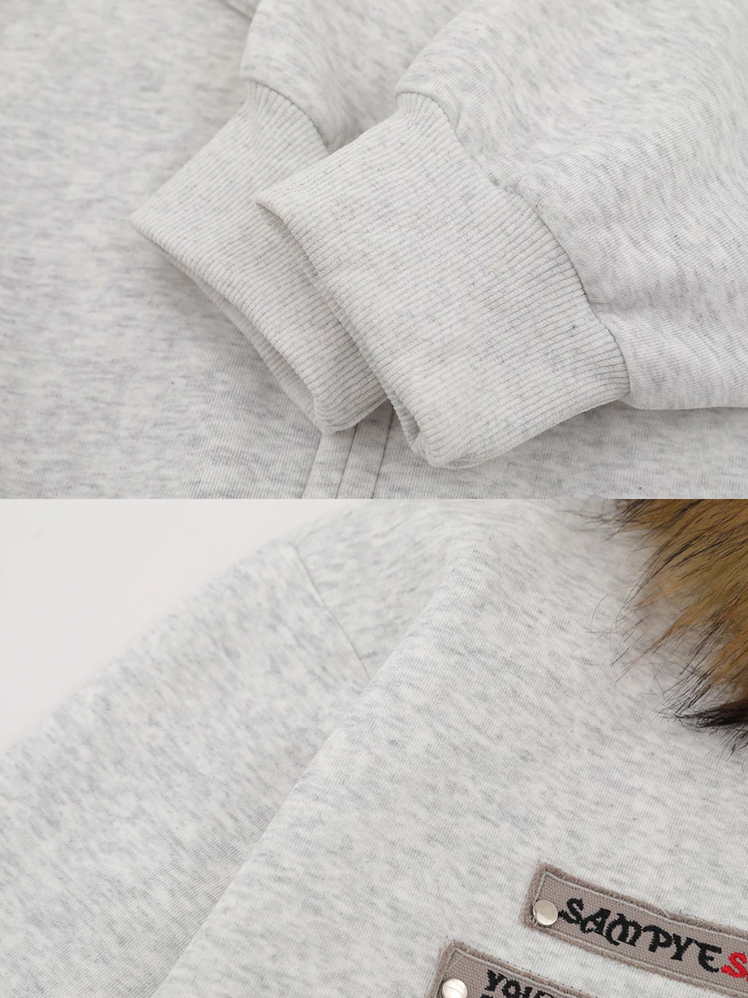 Anomaly - Fur zipper hoodie