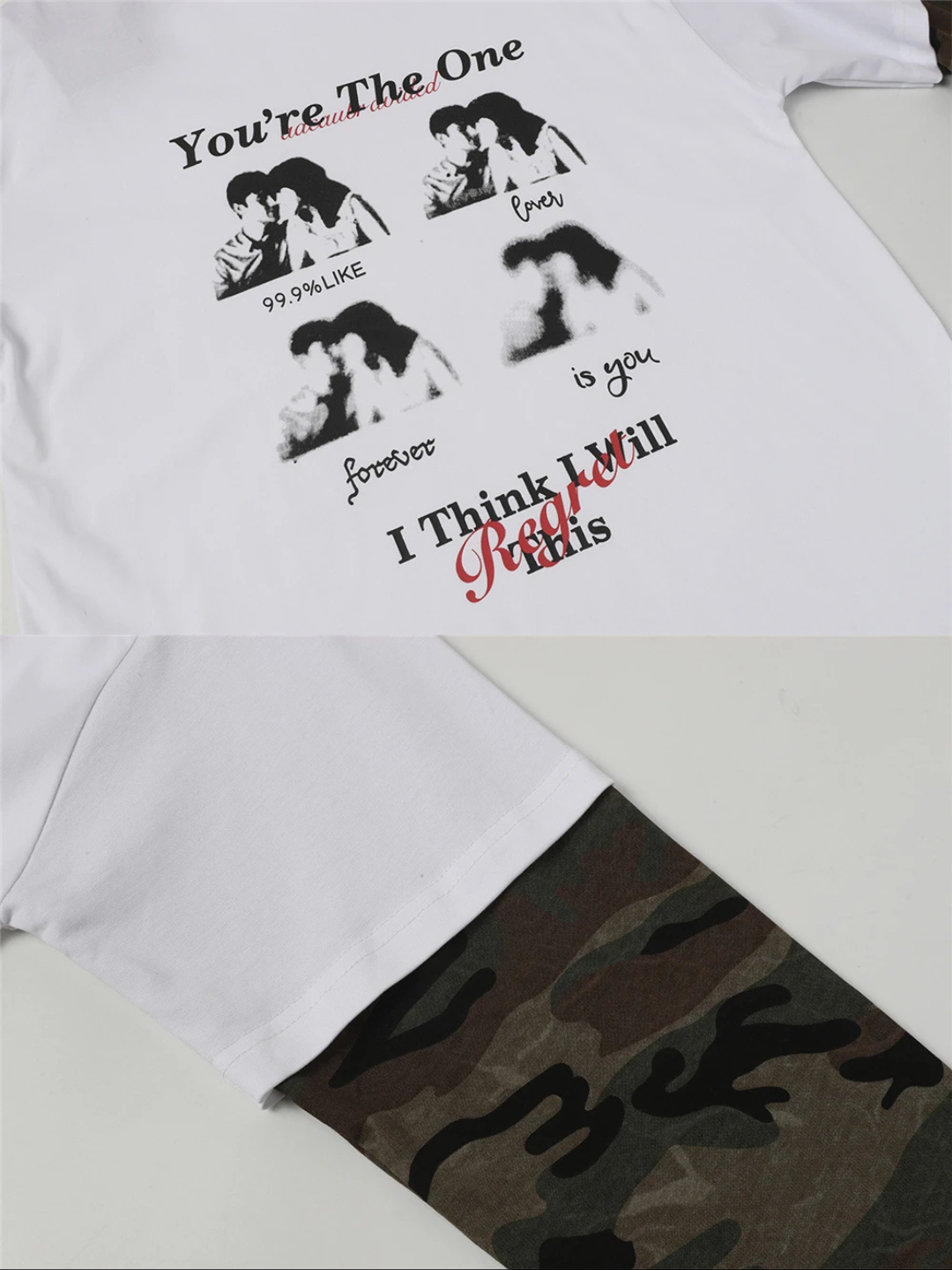 Anomaly - Camo longsleeve - WHITE