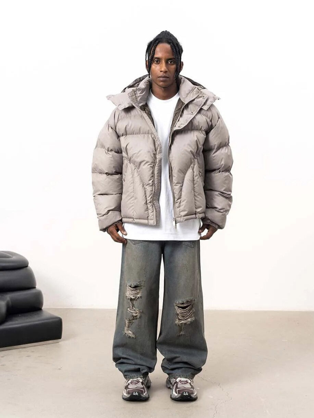 Anomaly - "Titan" Heavy puffer jacket - GREY