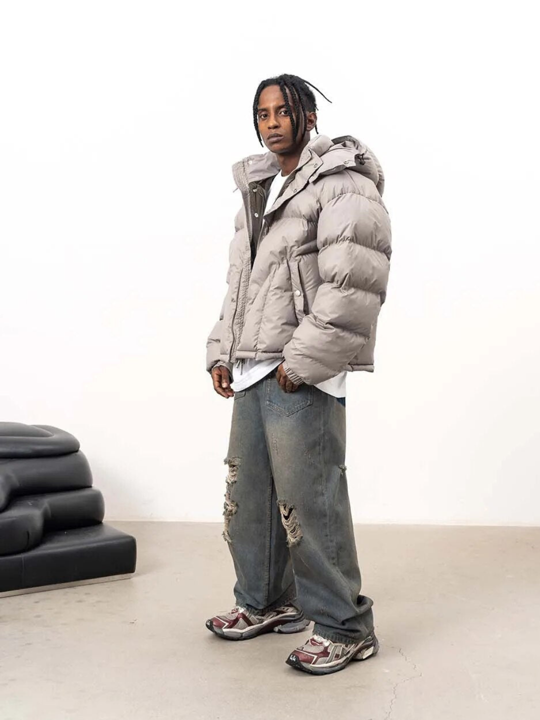 Anomaly - "Titan" Heavy puffer jacket - GREY