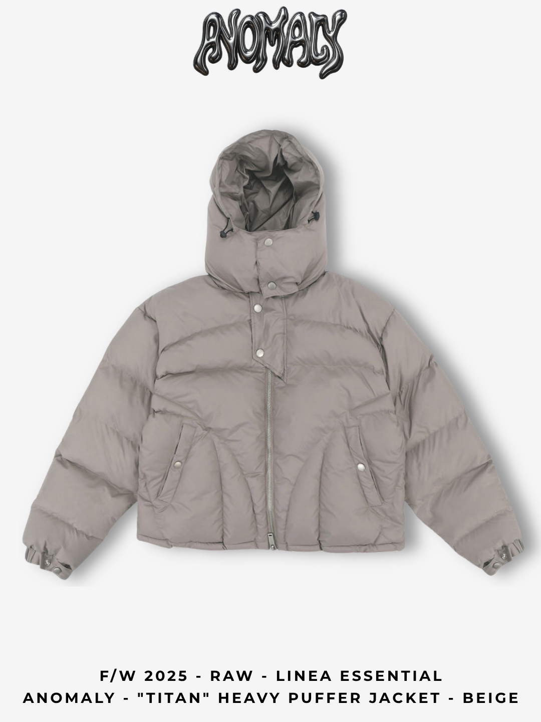 Anomaly - "Titan" Heavy puffer jacket - GREY