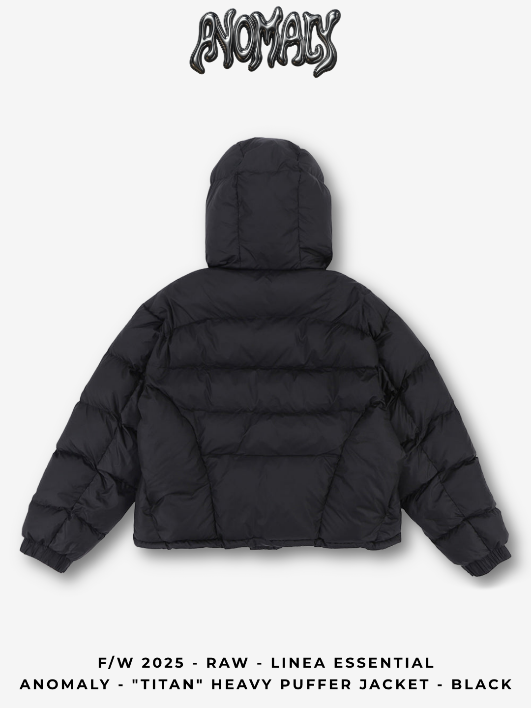 Anomaly - "Titan" Heavy puffer jacket - BLACK