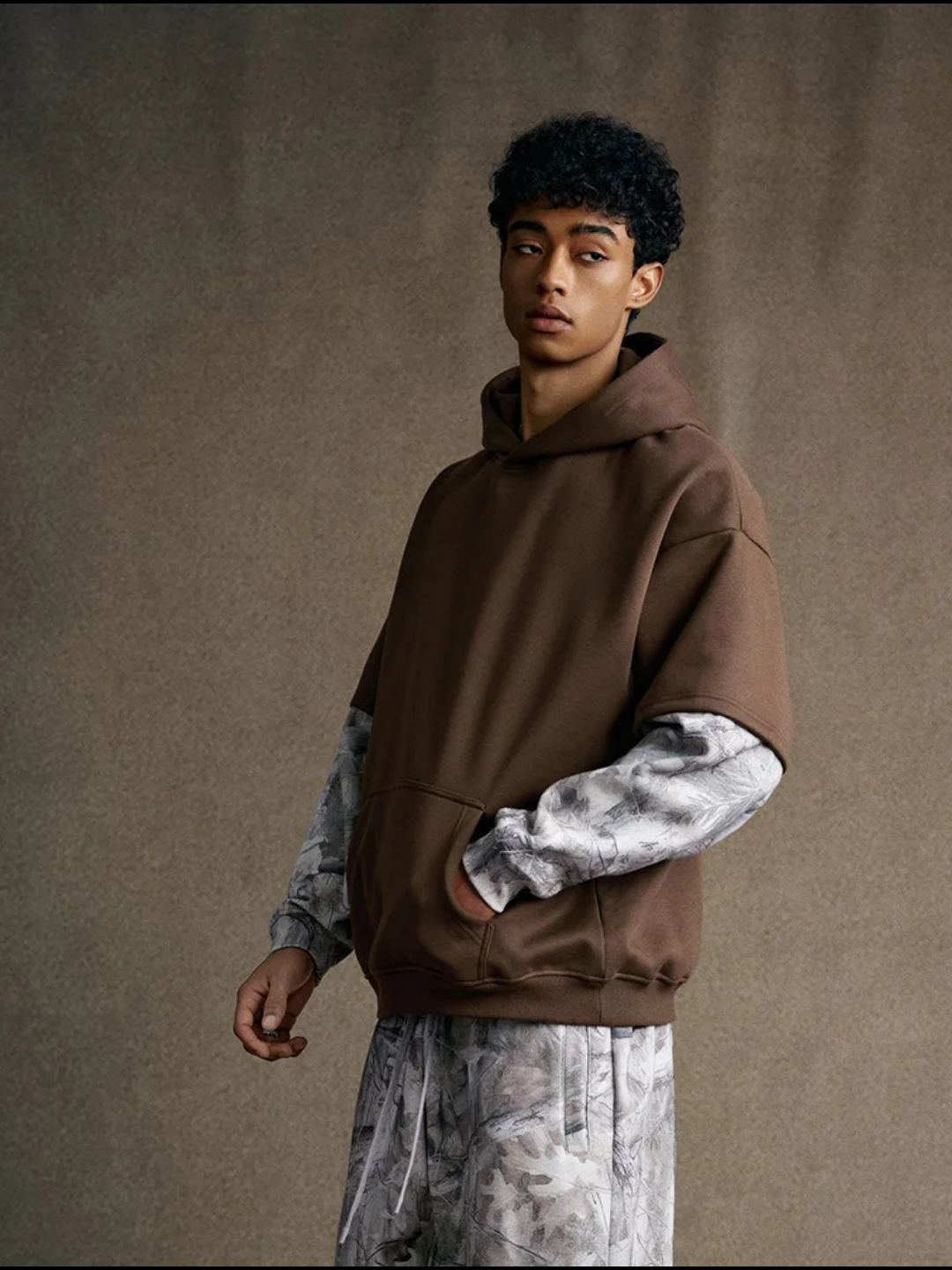 Anomaly - Camo hooded loongsleeve