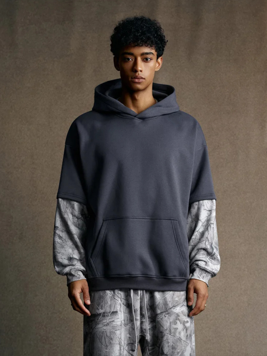 Anomaly - Camo hooded loongsleeve