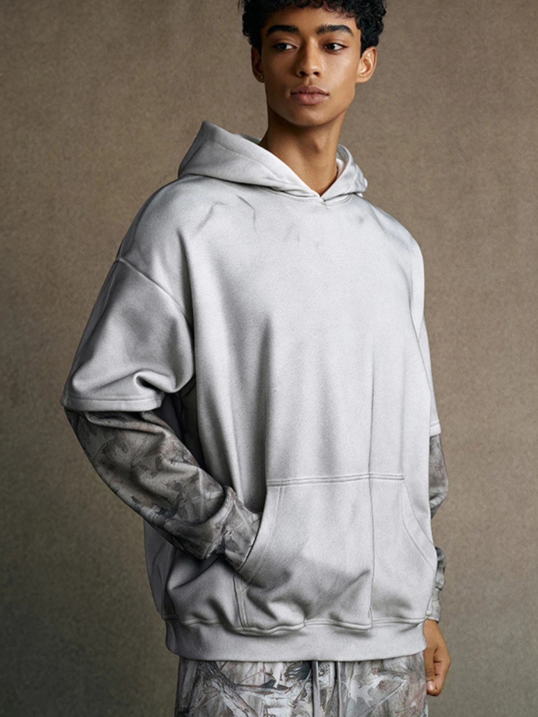 Anomaly - Camo hooded loongsleeve