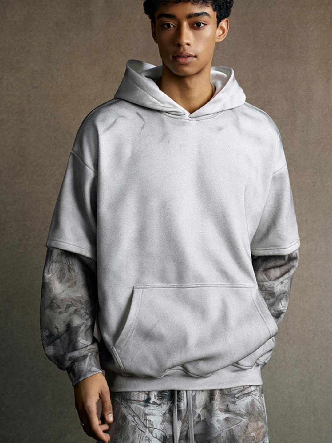 Anomaly - Camo hooded loongsleeve
