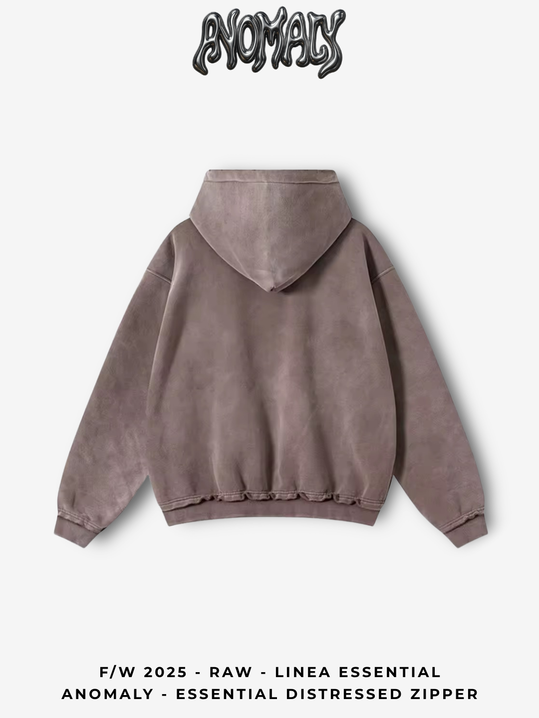 Anomaly - Essential distressed zipper