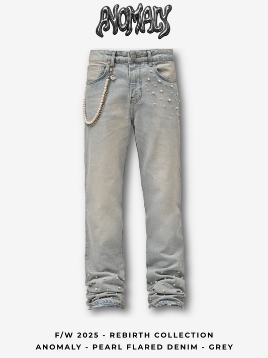 Anomaly - Pearl flared denim - BLACK