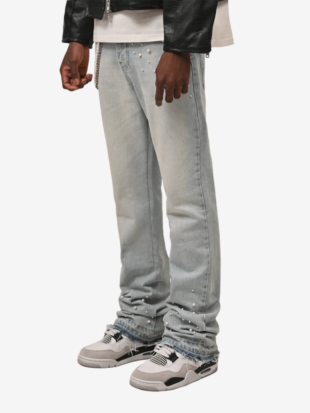 Anomaly - Pearl flared denim - BLACK