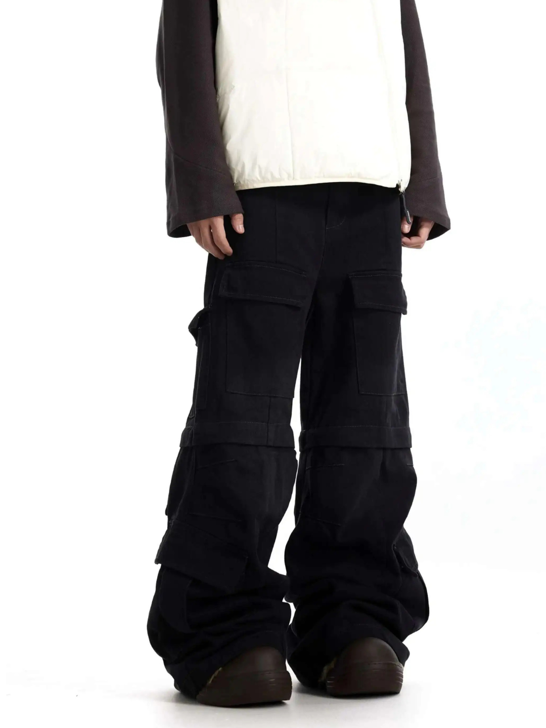 Anomaly - Cargo 2 in 1 Denim - BLACK