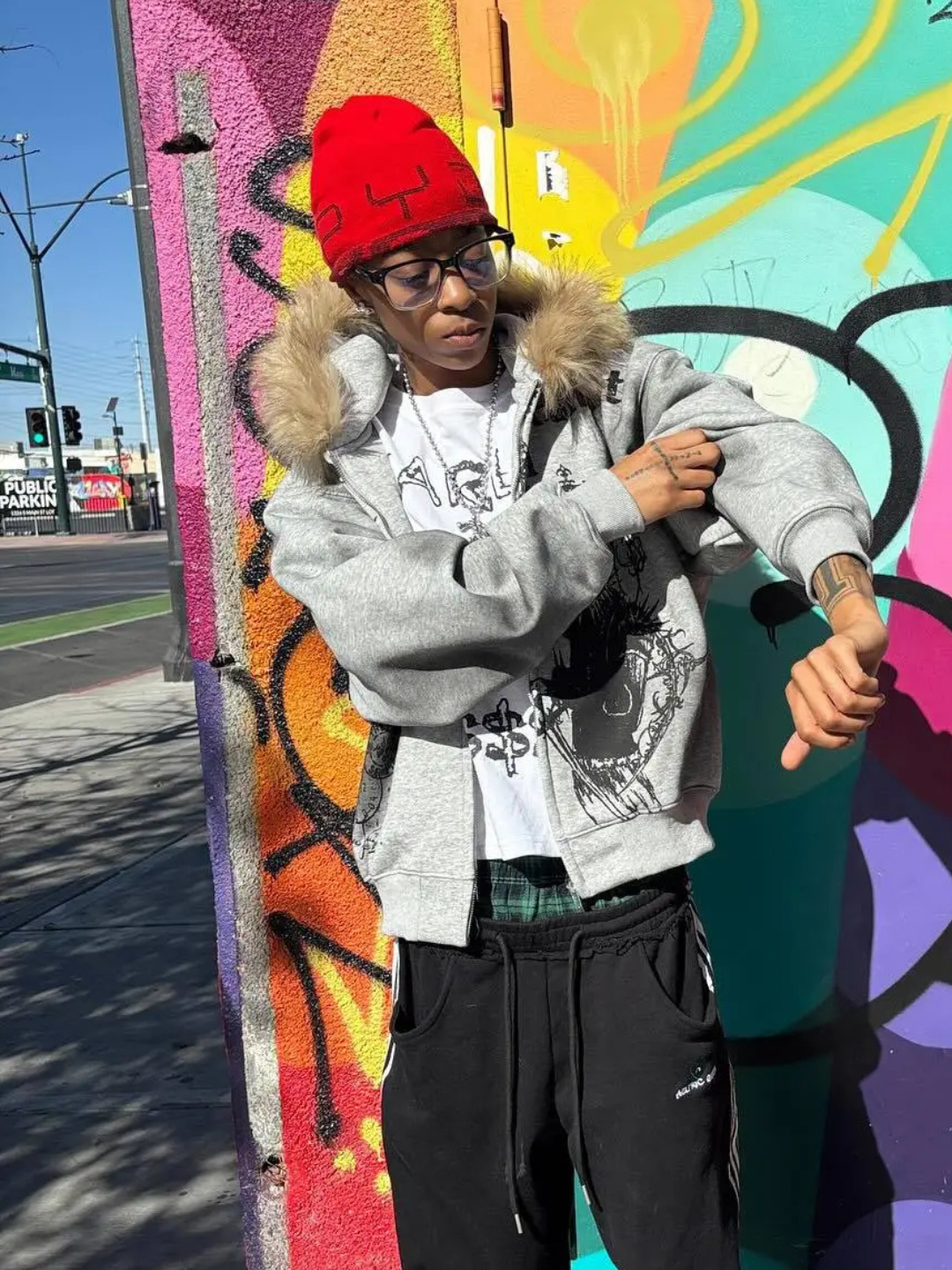 Anomaly - "Dagger" Fur Hoodie