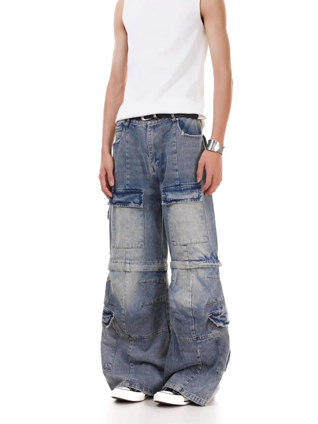 Anomaly - Cargo 2 in 1 Denim - BLUE