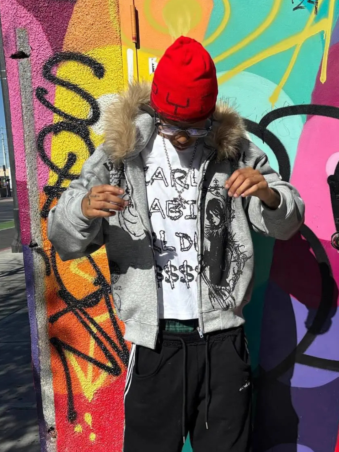 Anomaly - "Dagger" Fur Hoodie