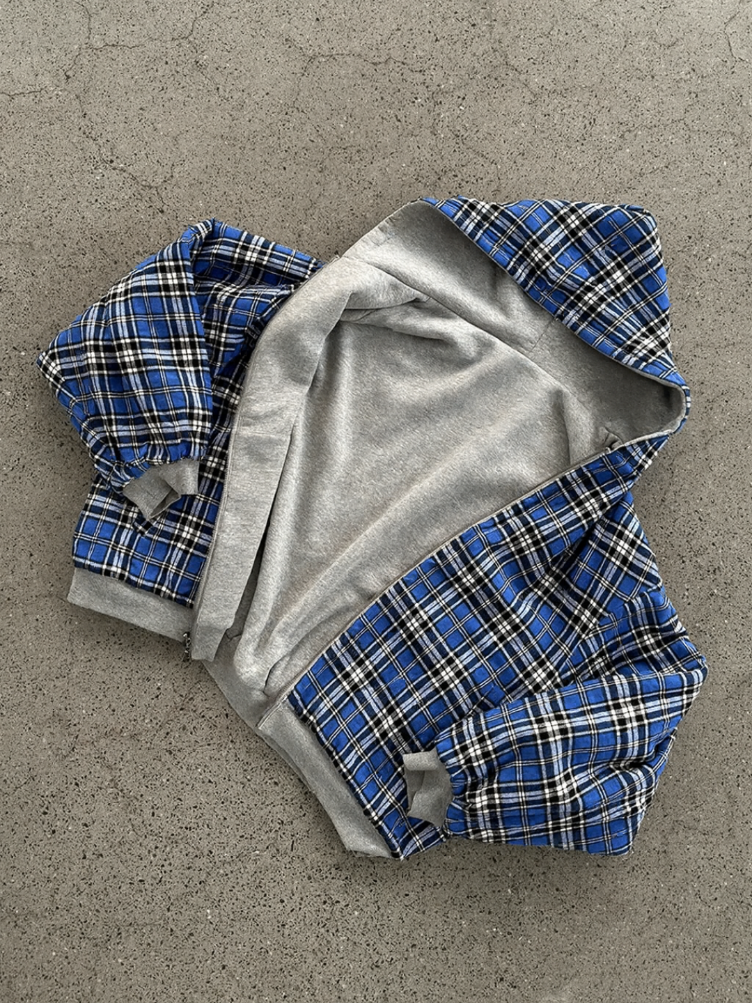 Anomaly - Reversible hoodie - BLUE