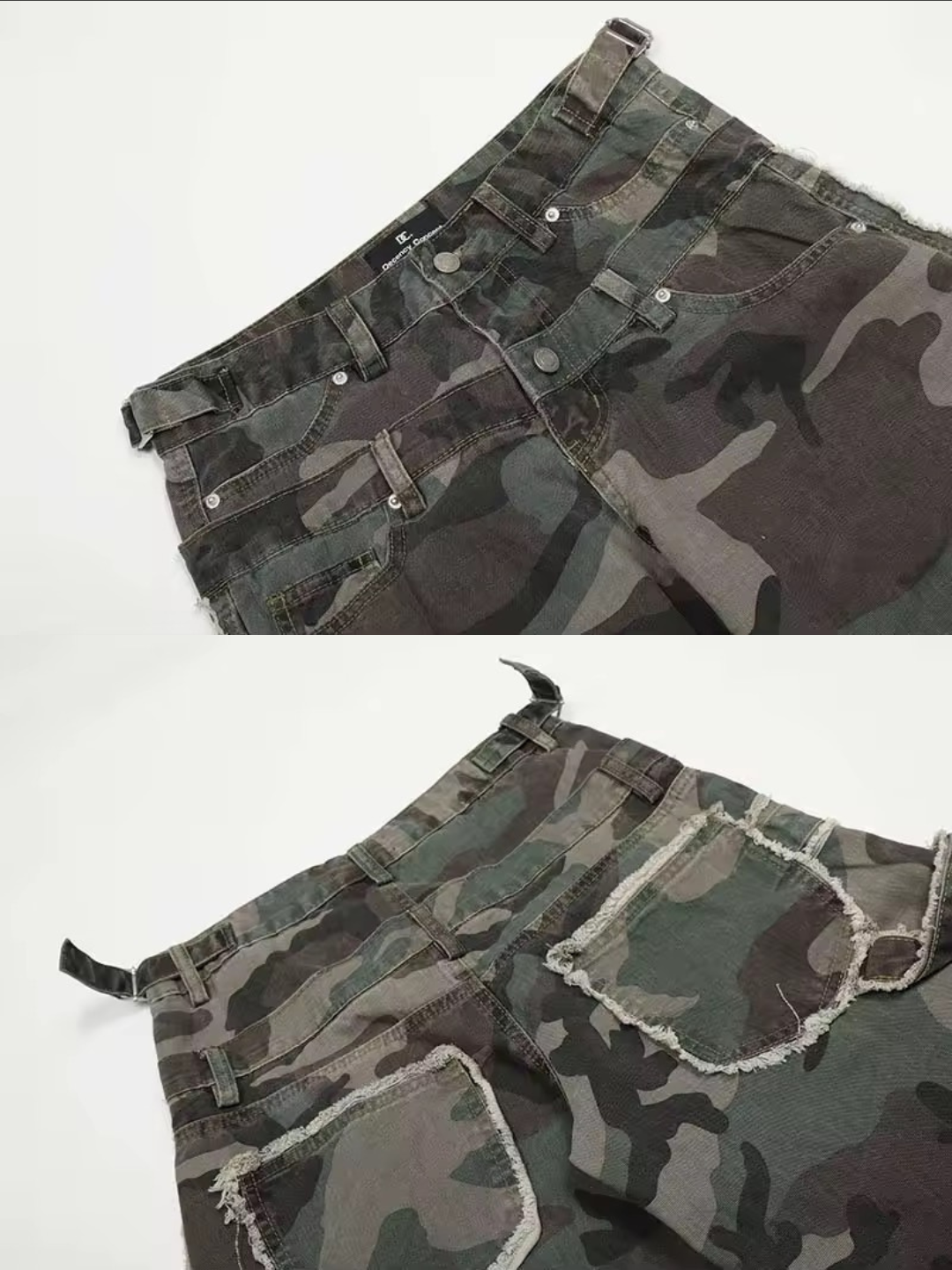 Anomaly - Double waisted camo denim