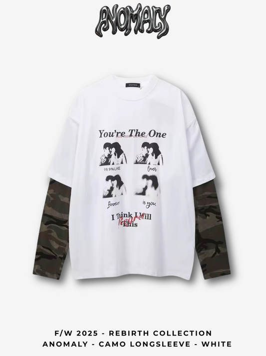 Anomaly - Camo longsleeve - WHITE