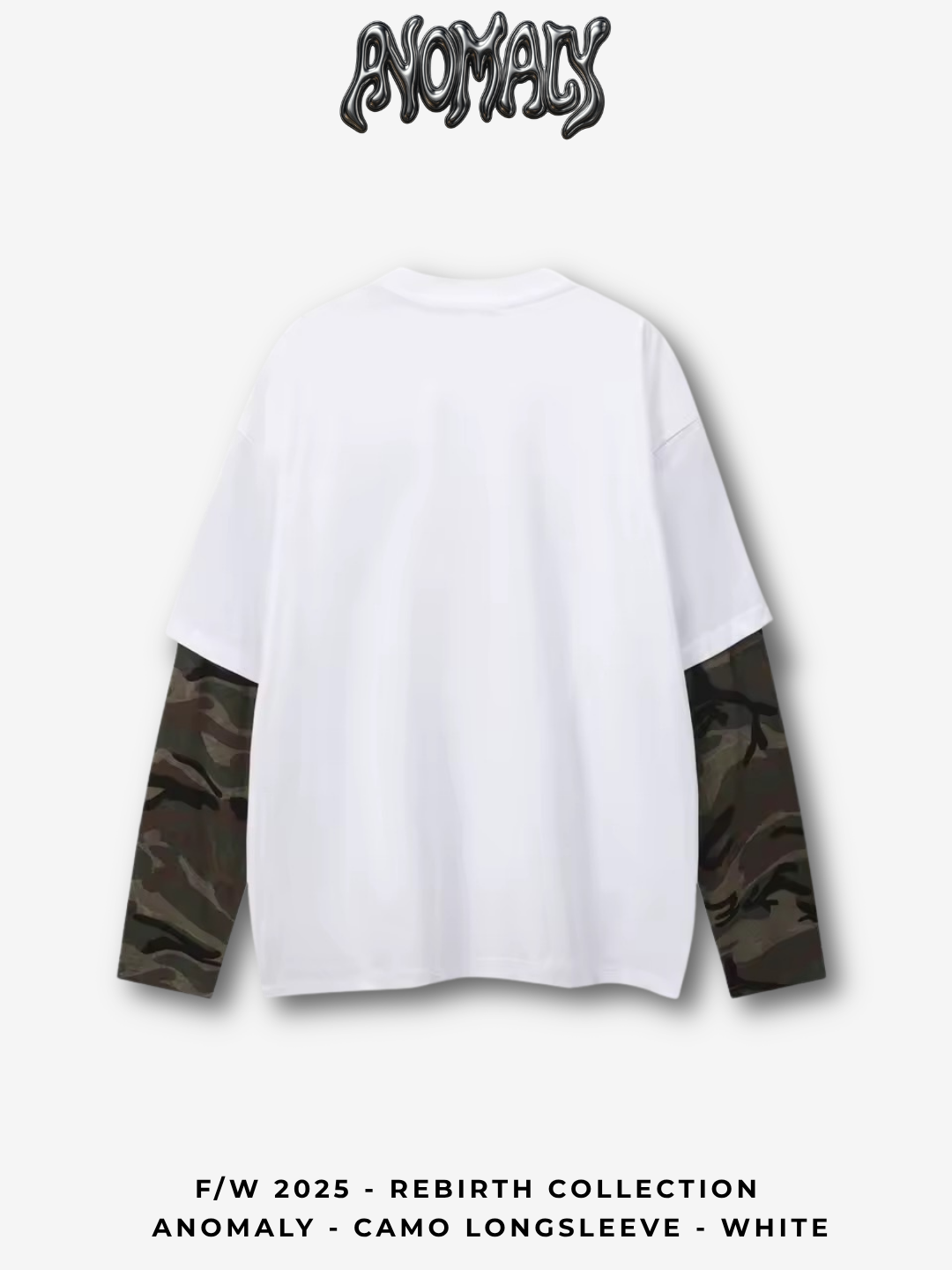 Anomaly - Camo longsleeve - WHITE