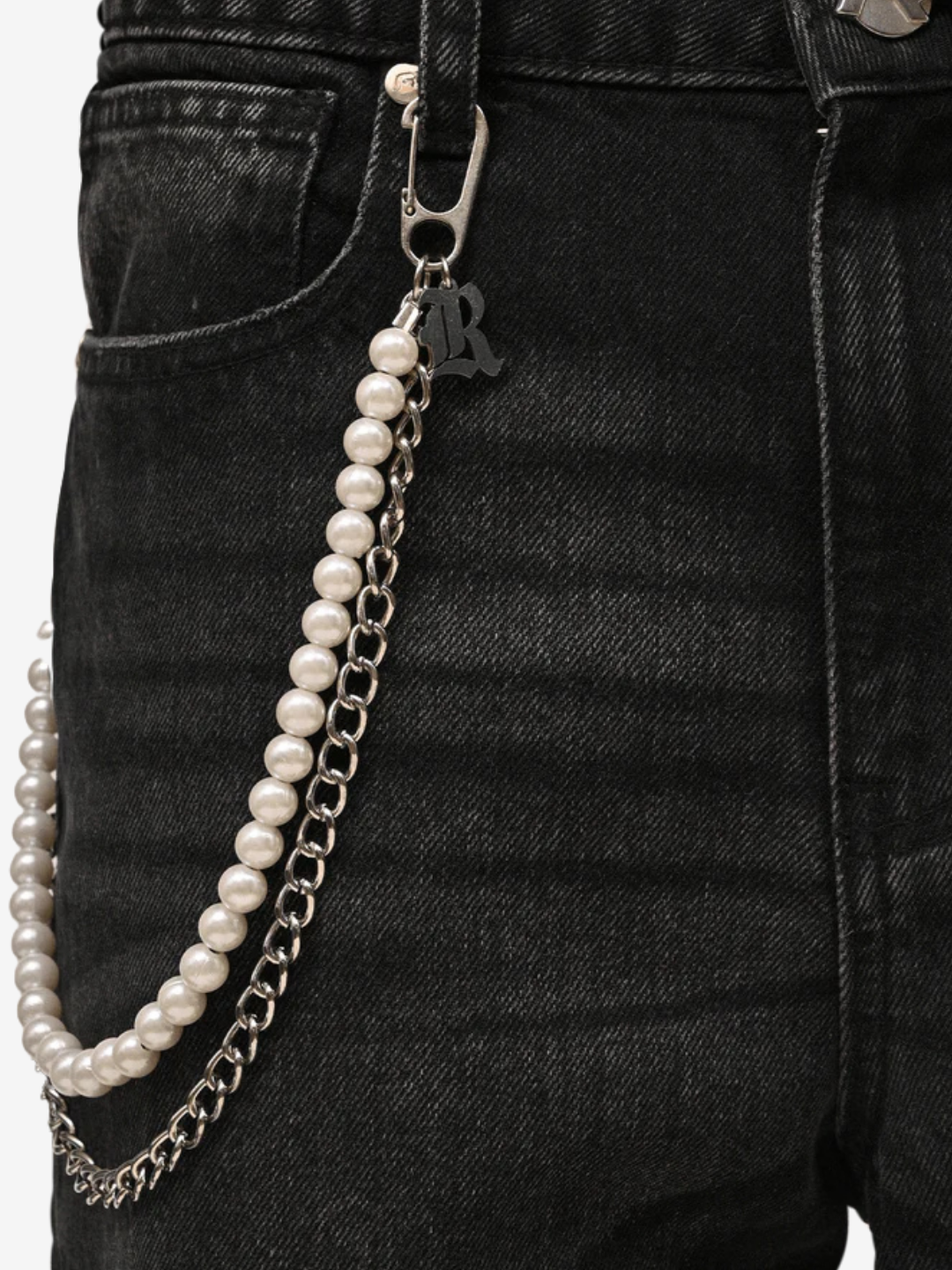 Anomaly - Pearl flared denim - BLACK