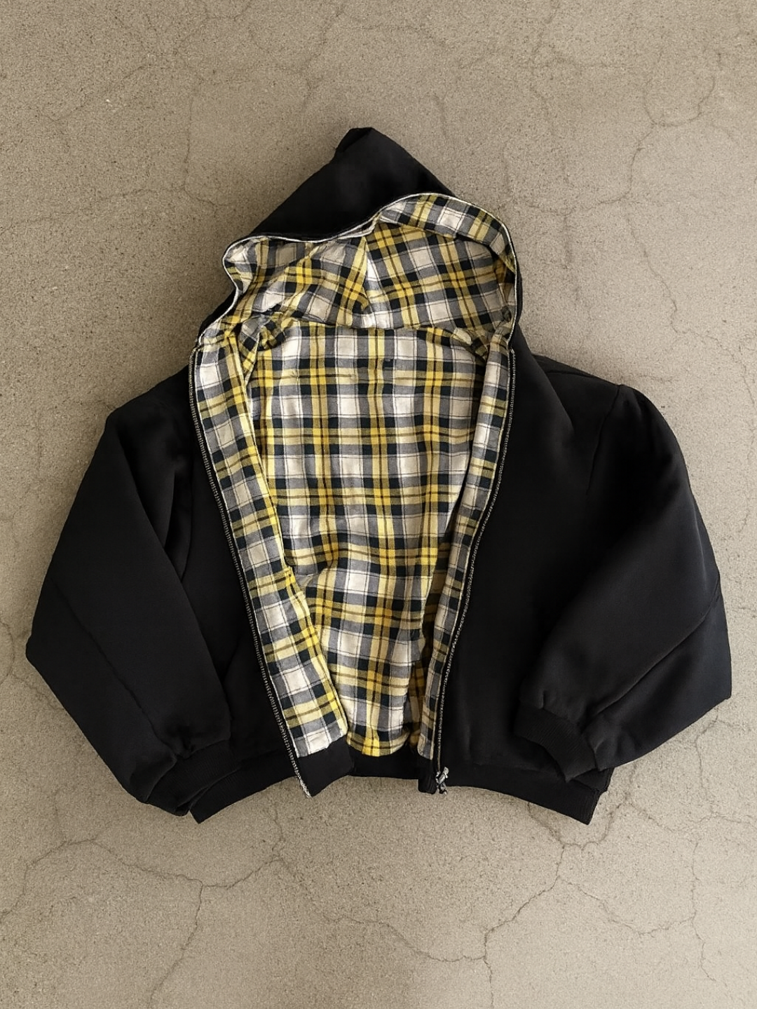 Anomaly - Reversible hoodie - YELLOW
