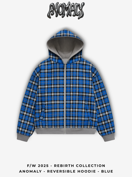 Anomaly - Reversible hoodie - BLUE