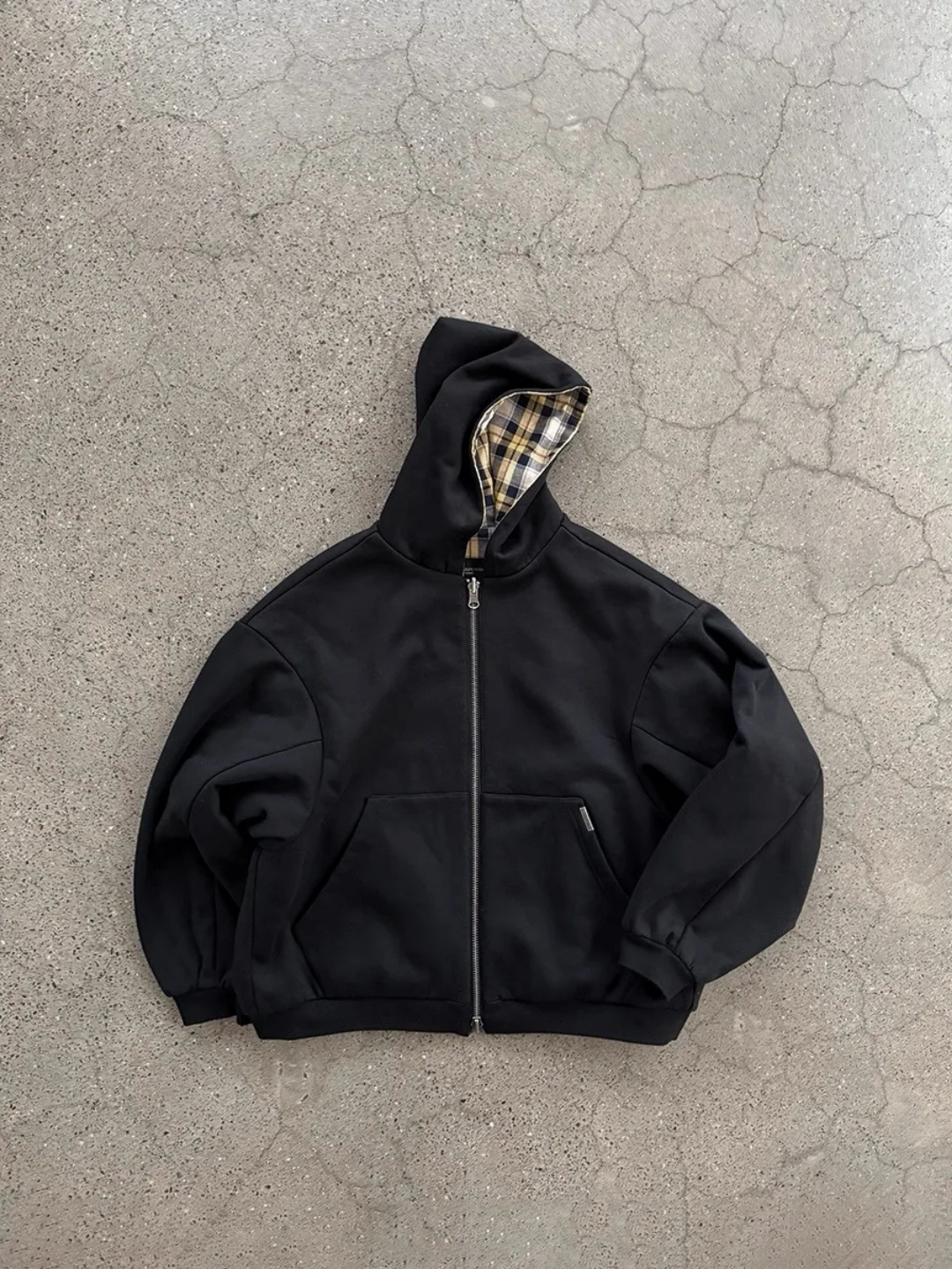 Anomaly - Reversible hoodie - YELLOW