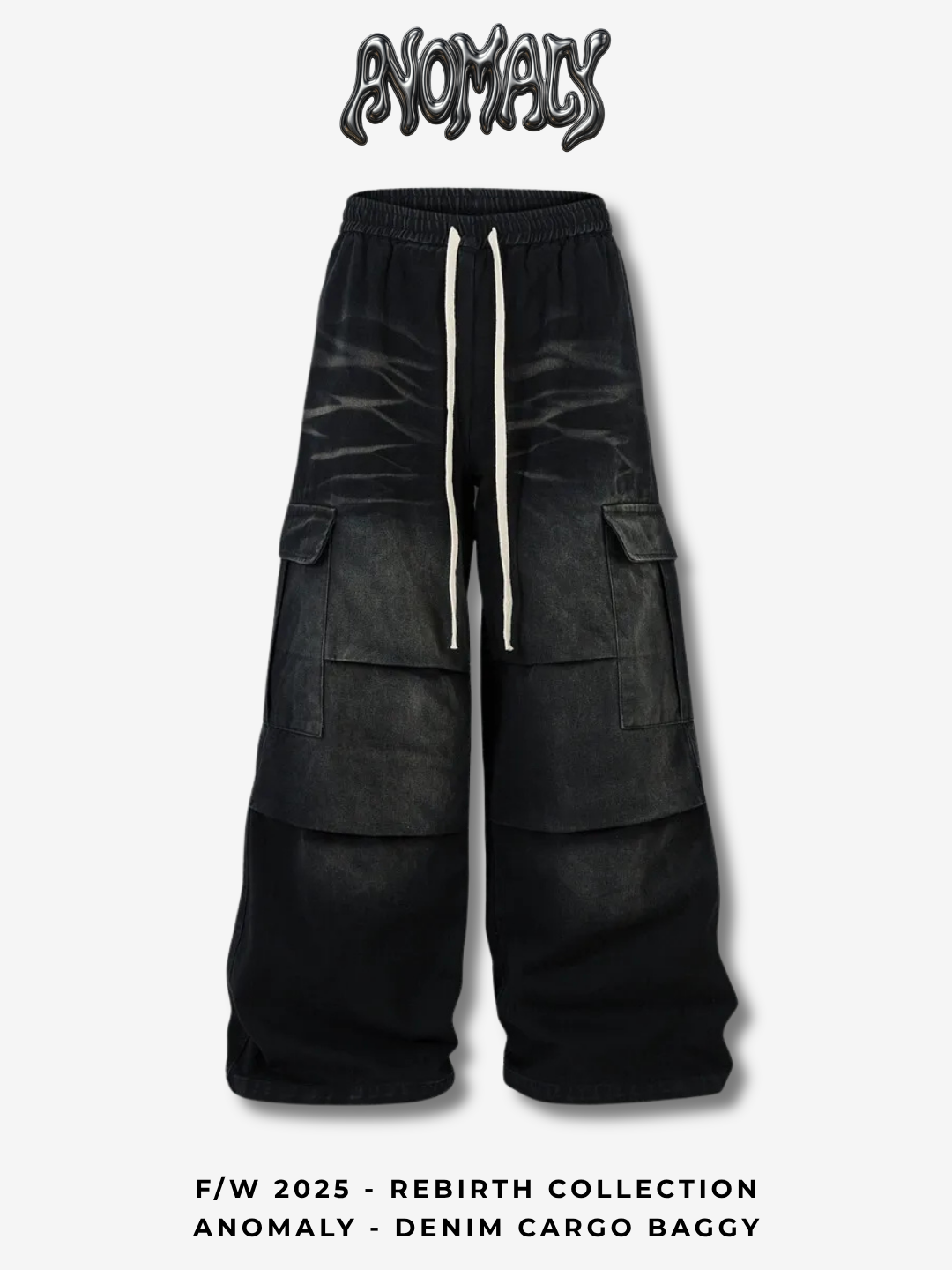 Anomaly - Denim cargo baggy