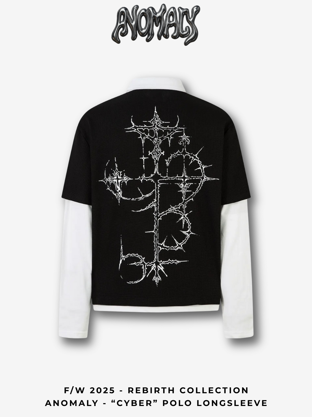 Anomaly - "Cyber" Polo longsleeve