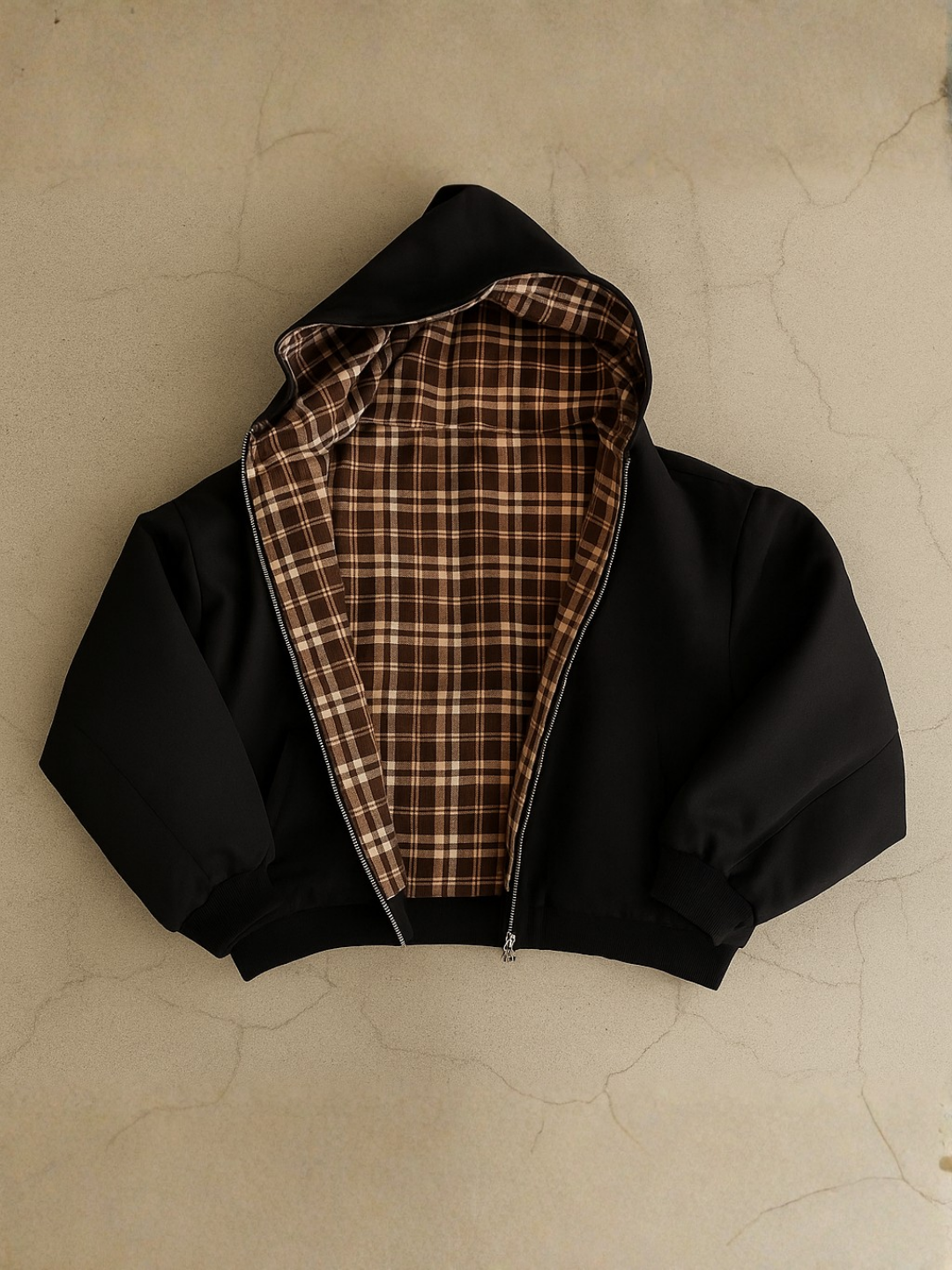 Anomaly - Reversible hoodie - BROWN