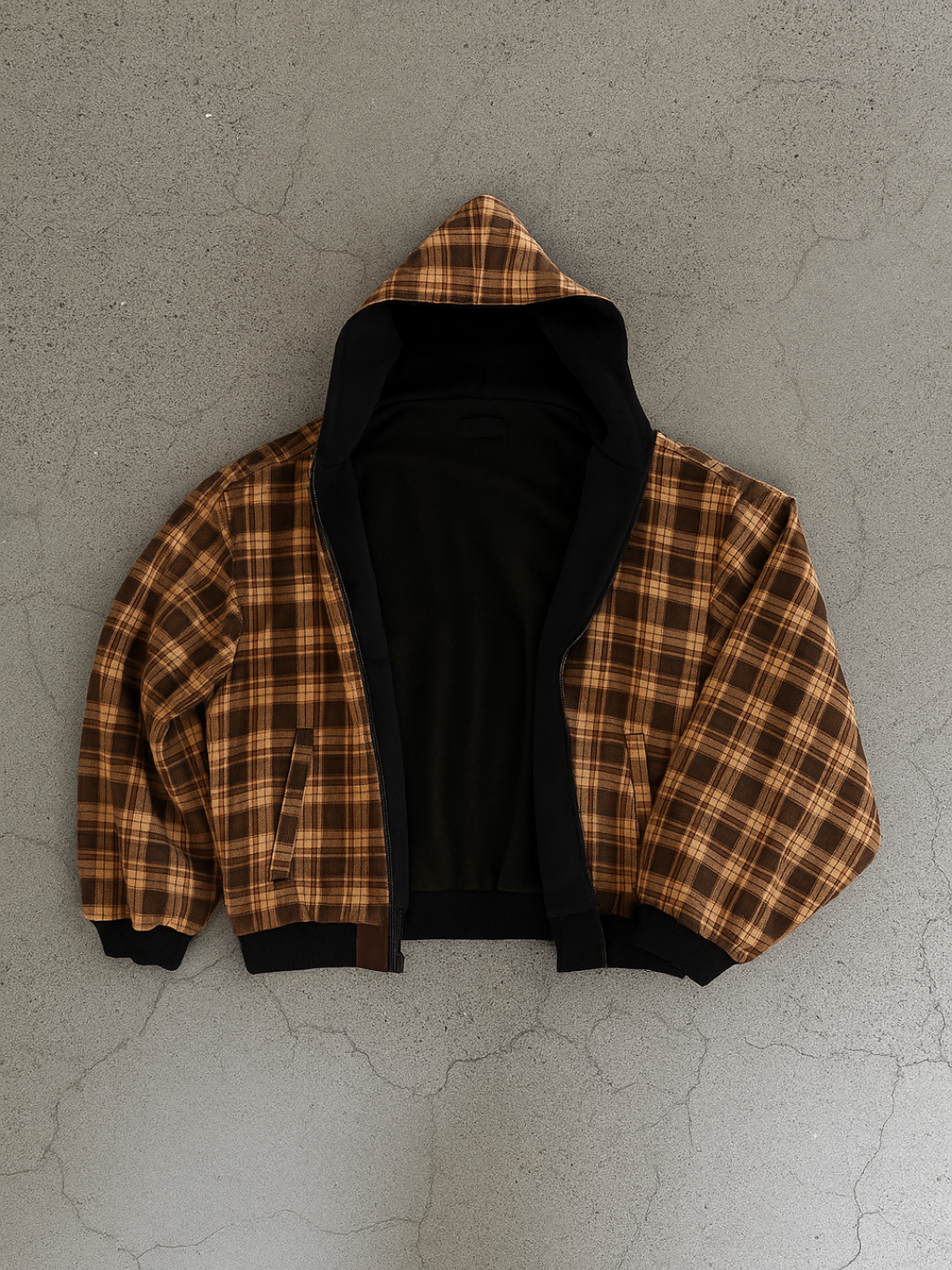 Anomaly - Reversible hoodie - BROWN