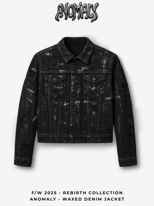 Anomaly - Waxed effect denim jacket