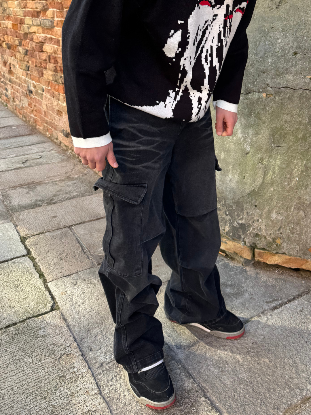 Anomaly - Denim cargo baggy