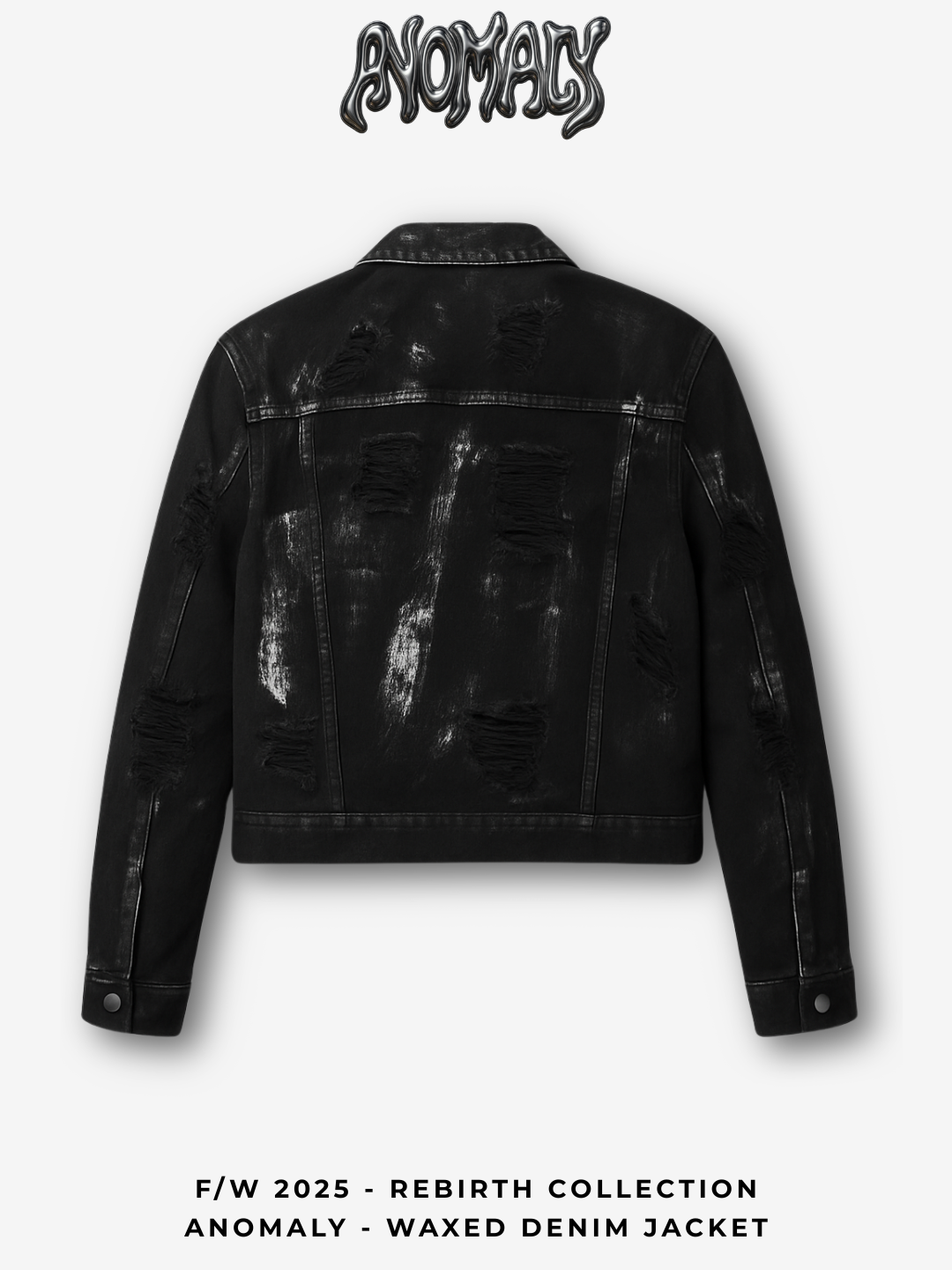 Anomaly - Waxed effect denim jacket