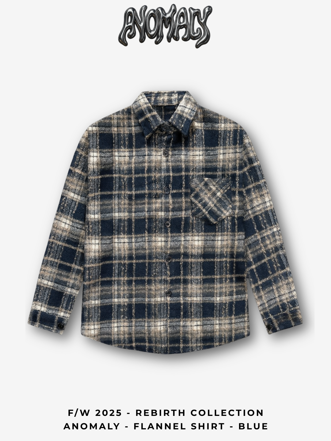 Anomaly - Flannel shirt - BLUE