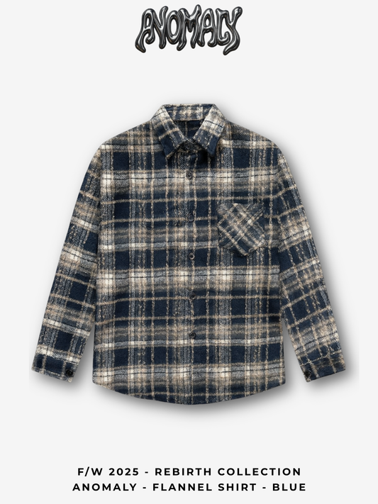 Anomaly - Flannel shirt - BLUE