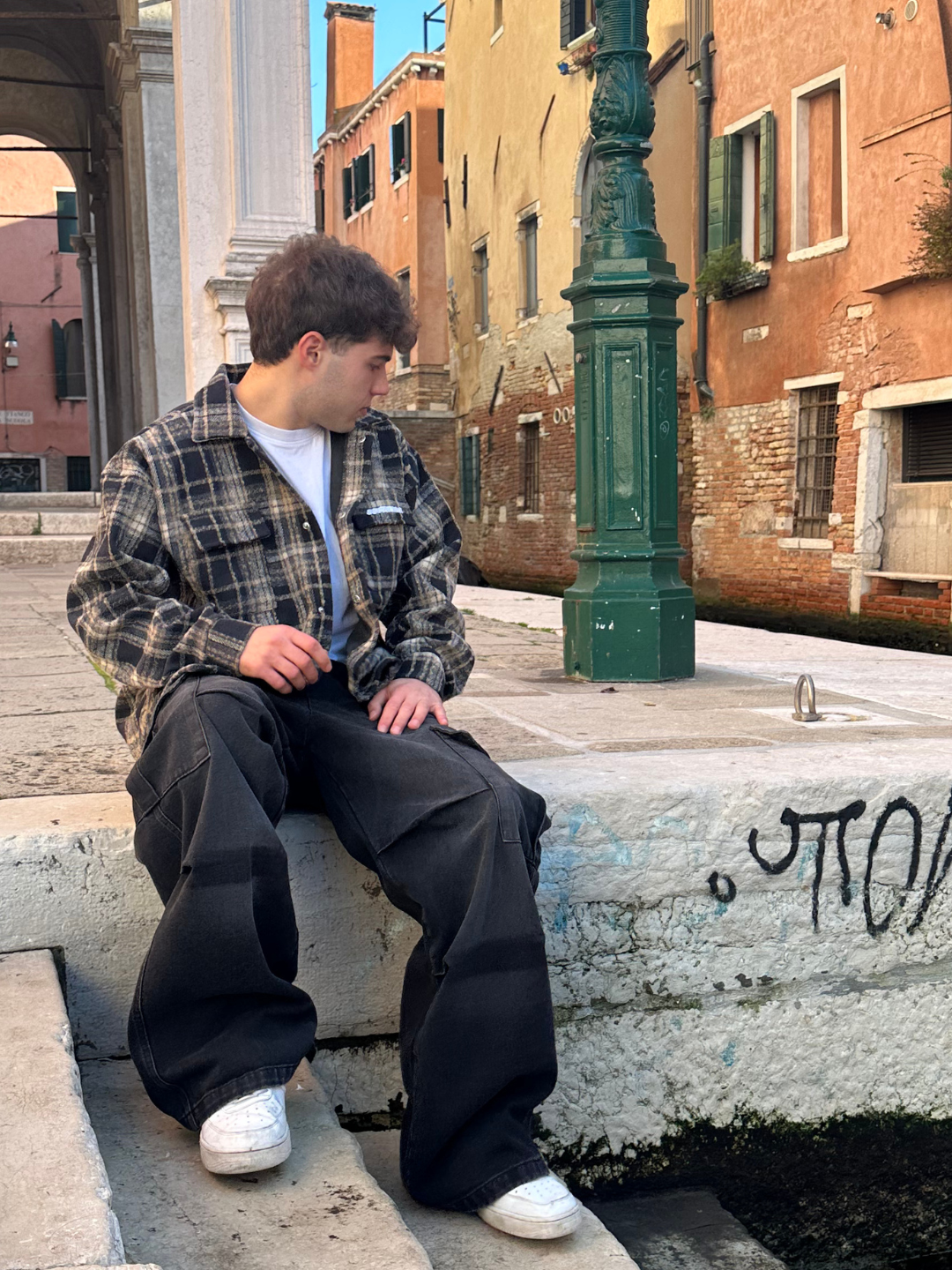 Anomaly - Denim cargo baggy