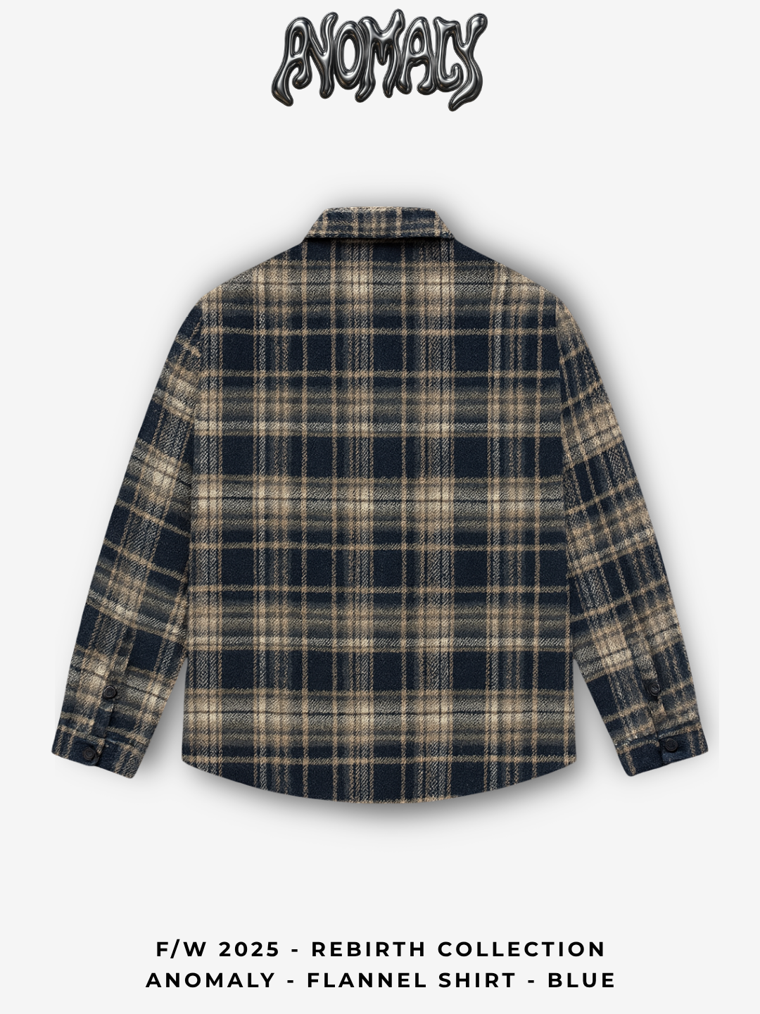 Anomaly - Flannel shirt - BLUE