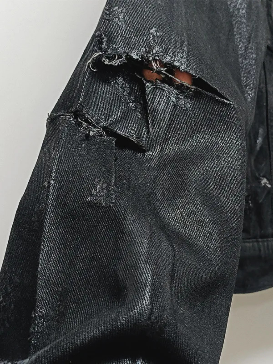 Anomaly - Waxed effect denim jacket